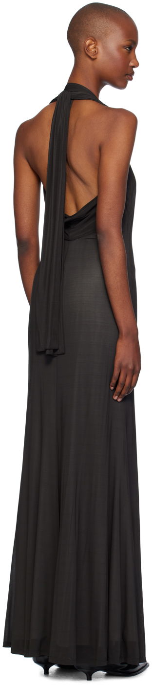 Šaty Helmut Lang Dancer Maxi Dress Čierna | O07HW605, 2