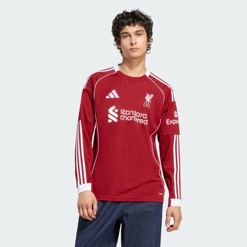 Dres adidas Performance Liverpool FC 25/26 Home Jersey Long Sleeve Červená | JV6456