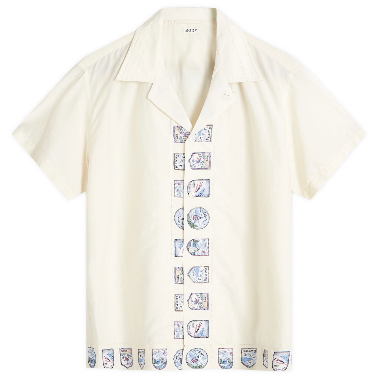 Košeľa Bode Vacation Shirt Biela | MRF24SH036-ECR, 0