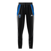 Training Track Pants with B3 Logo, Side Stripes and Blue Panels