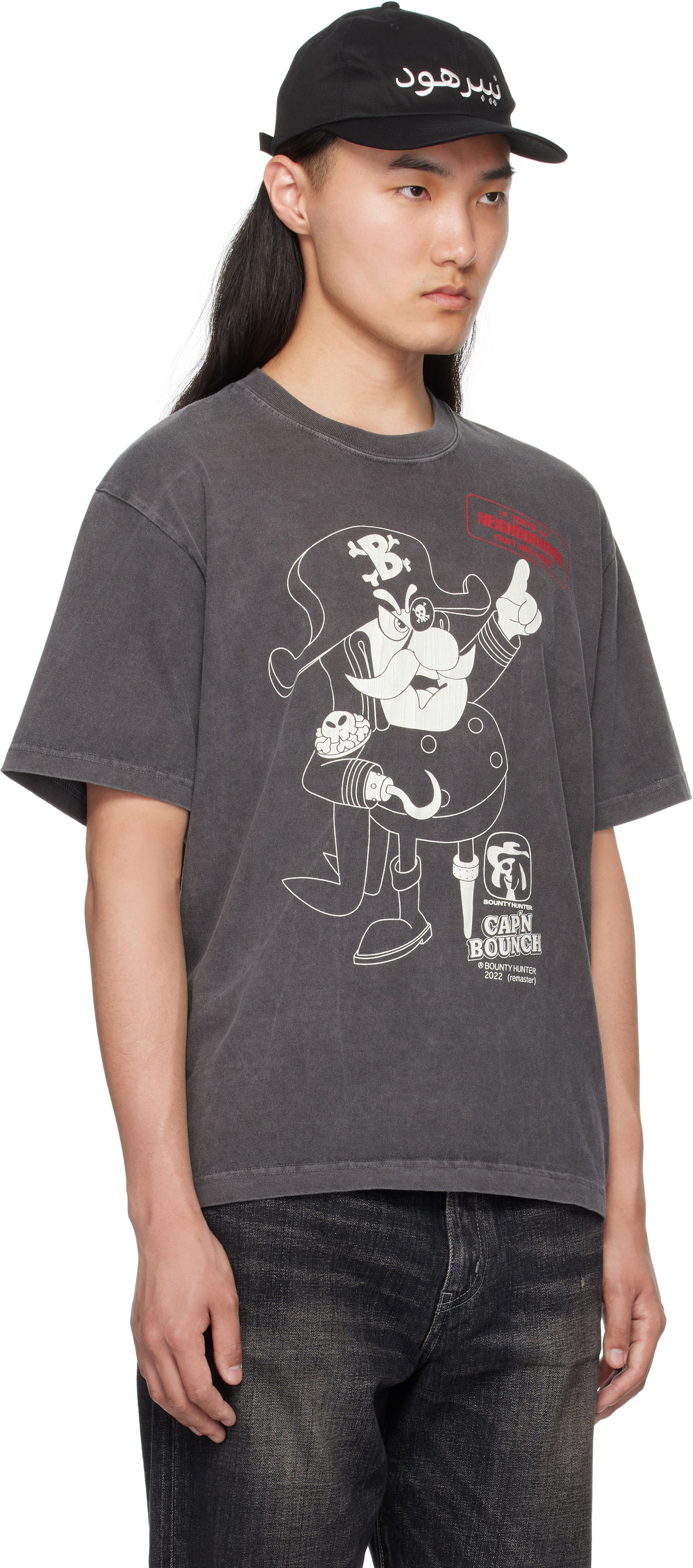 Tričko Neighborhood BOUNTY HUNTER Edition Graphic T-Shirt Šedá | 251PCBHN-ST01, 1