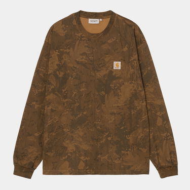 Tričko Carhartt WIP Carhartt WIP Long Sleeve Camo Combi T-Shirt Hnedá | I035858_9, 0