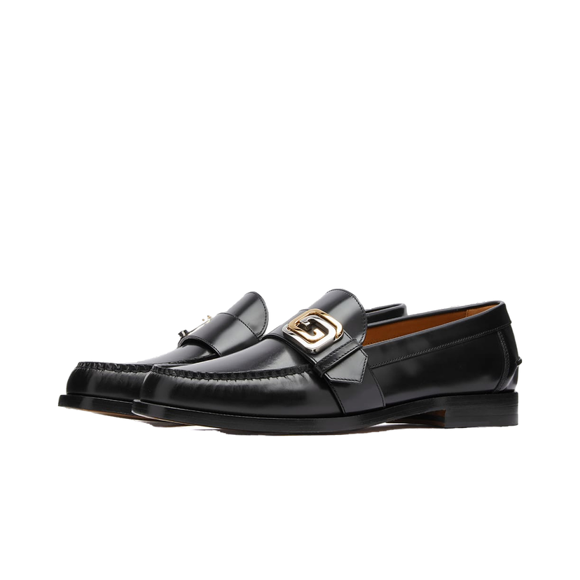Tenisky a topánky Gucci Men's GG Buckle Loafer Black Čierna | 723631-17X00-1000
