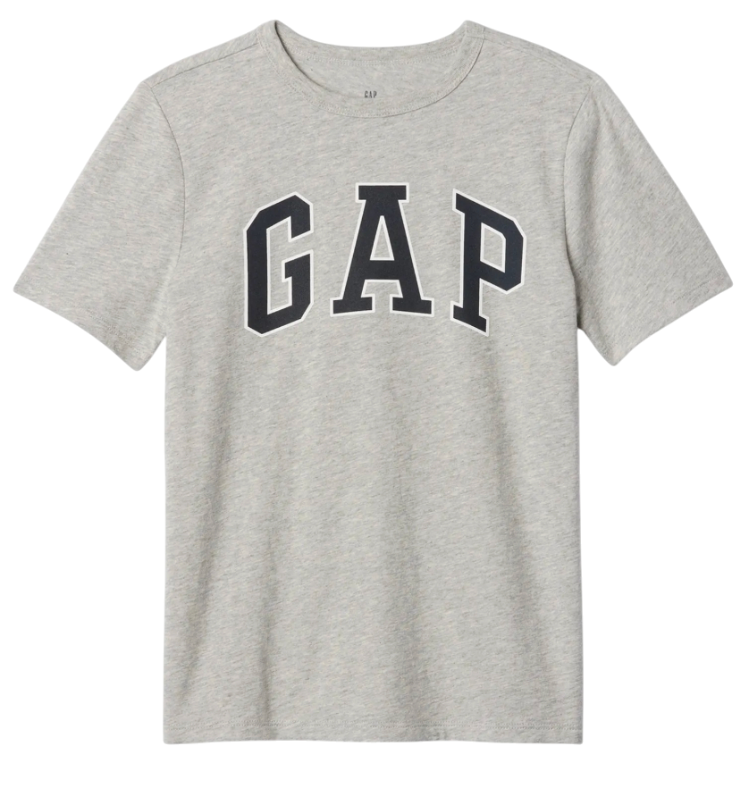 Tričko GAP T-Shirt GAP Basic Logo Šedá | 708370-01, 0