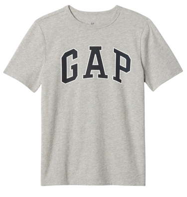 Tričko GAP T-Shirt GAP Basic Logo Šedá | 708370-01, 0