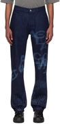Annex Graphic Print Denim Jeans