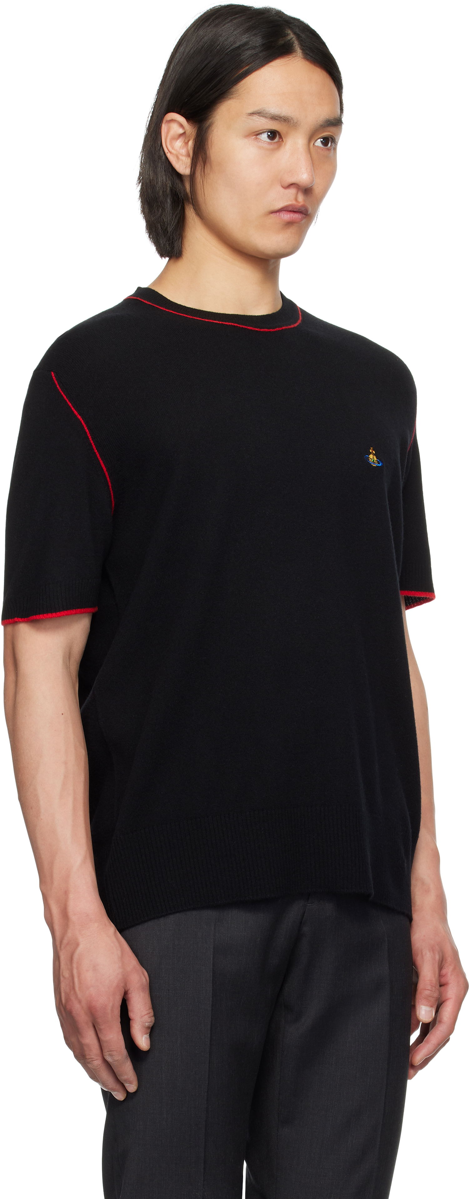 Sveter Vivienne Westwood Vivienne Westwood Alex T-Shirt Čierna | 27010013-Y0037-, 1