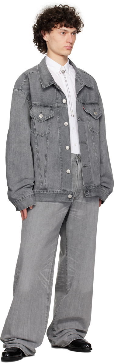 Bunda Junya Watanabe Junya Watanabe Levi's Edition Garment Treated Denim Jacket Šedá | WO-J203-051, 3
