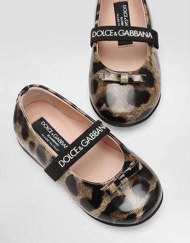 Doplnky Dolce & Gabbana Dolce & Gabbana Printed Shiny Calfskin Ballet Flats Rôznofarebný | D20093AM568HA93M, 3