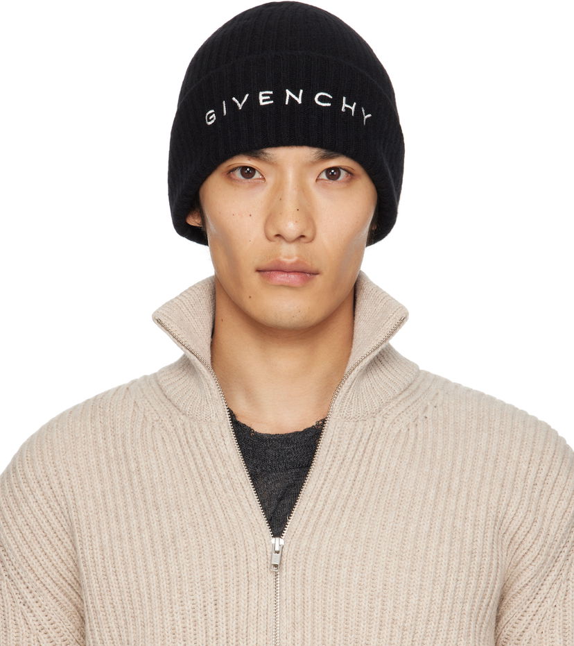 Kulicha Givenchy Givenchy 4G Embroidered Beanie Čierna | 710003974001-U7927