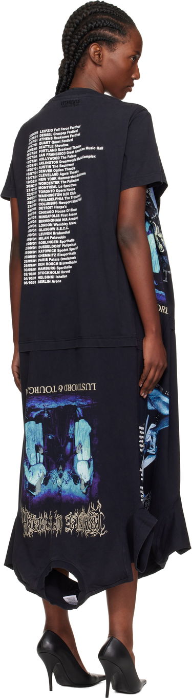 Šaty VETEMENTS Vetements Cradle of Filth Multi T-Shirt Maxi Dress Čierna | WCF76DR995B, 2