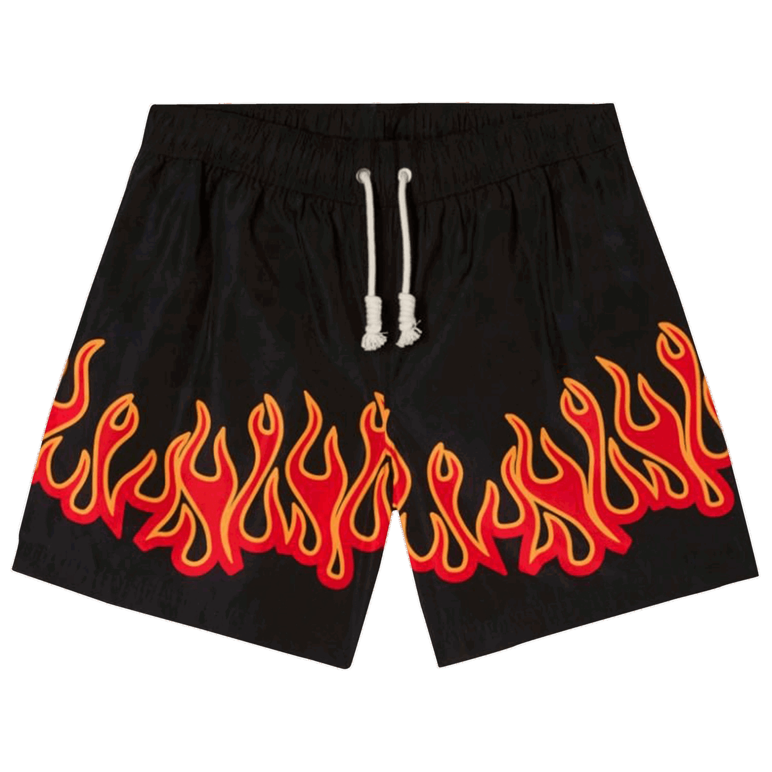 Plavky Palm Angels Burning Flames Print Swim Short Čierna | PMFA011F22FAB0011025, 0