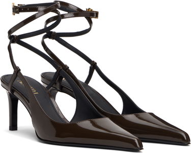 Šperky AMIRI AMIRI 'MA' Kitten Heel Pumps Hnedá | AWFOPP1001, 3