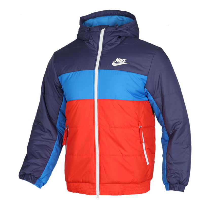 Prešívaná bunda Nike Nike Colorblock Hooded Jacket Rôznofarebný | BV4684-557