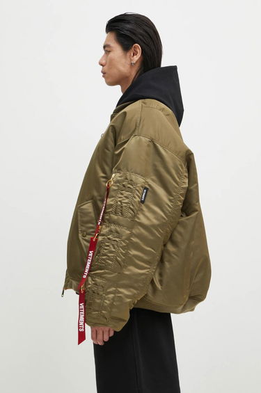 Bomber bunda VETEMENTS Cargo Reversible Bomber Jacket Zelené | UA66JA300E, 2