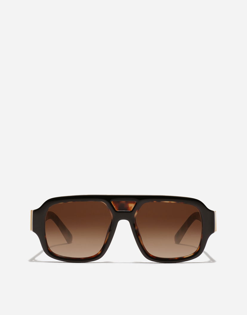 Slnečné okuliare Dolce & Gabbana Costiera Pilot Style Sunglasses with Gradient Lenses Hnedá | VG4516VP7139V000