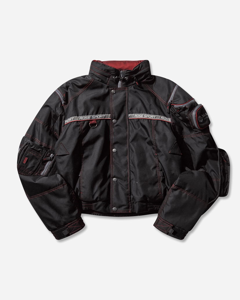 Bomber bunda Martine Rose ROSE SPORT Utility Jacket with Red Stitching Čierna | 750WO15035