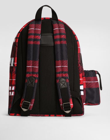Batoh Dolce & Gabbana Dolce & Gabbana Nylon Plaid Print Backpack Rôznofarebný | EM0139AV246HS5QB, 2