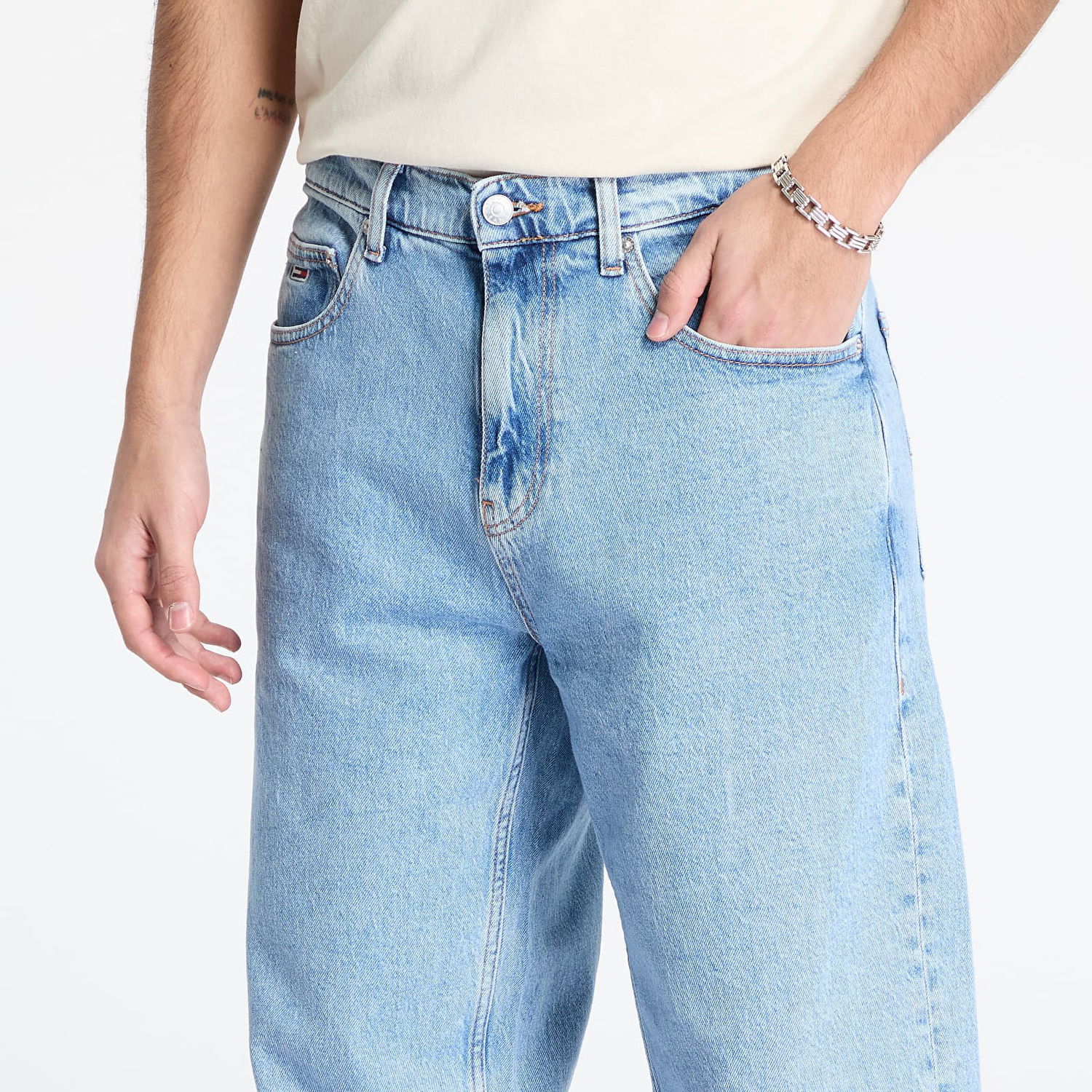 Džínsy Tommy Hilfiger Tommy Jeans Jaimie Relaxed Straight Jeans W31/L32 Modrá | DM0DM21168 1AB, 1