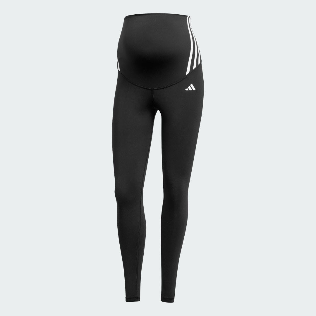 Legíny adidas Performance Optime Essentials Full-Length (těhotenské) Čierna | IT2278, 0