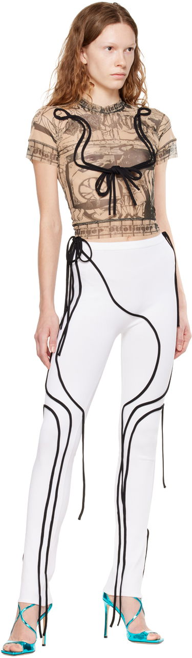 Legíny Ottolinger Ottolinger Strappy Leggings Biela | 703102, 3