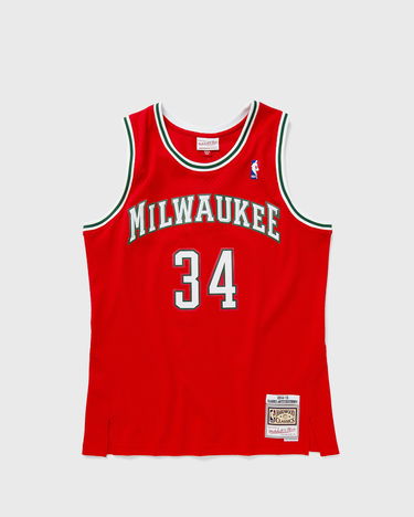 Dres Mitchell & Ness NBA Milwaukee Bucks Alternate 2014 GIANNIS ANTEOKOUNMPO #34 Jersey Červená | JY8726-MBURED1, 0