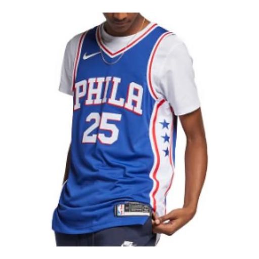 Dres Nike Philadelphia 76ers 'Ben Simmons 25' Jersey Modrá | AV2688-495
