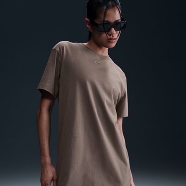 Tričko Nike Sportswear Chill Knit Relaxed Fit T-Shirt Dress Hnedá | DV7882-233, 1