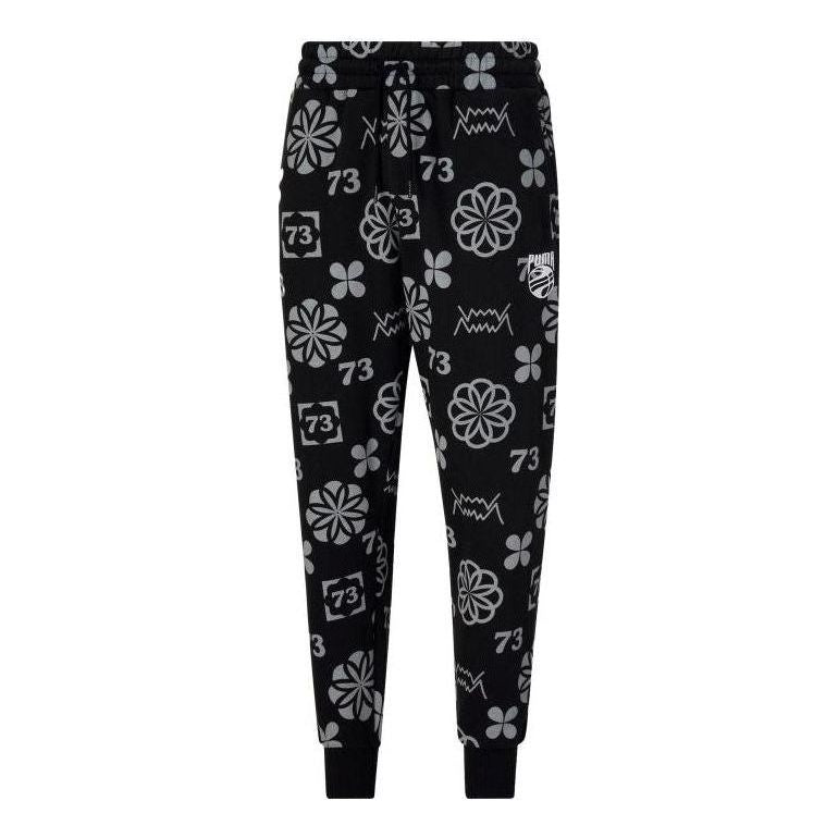Nohavice Puma Booster Clyde Print Pants Čierna | 536494-01