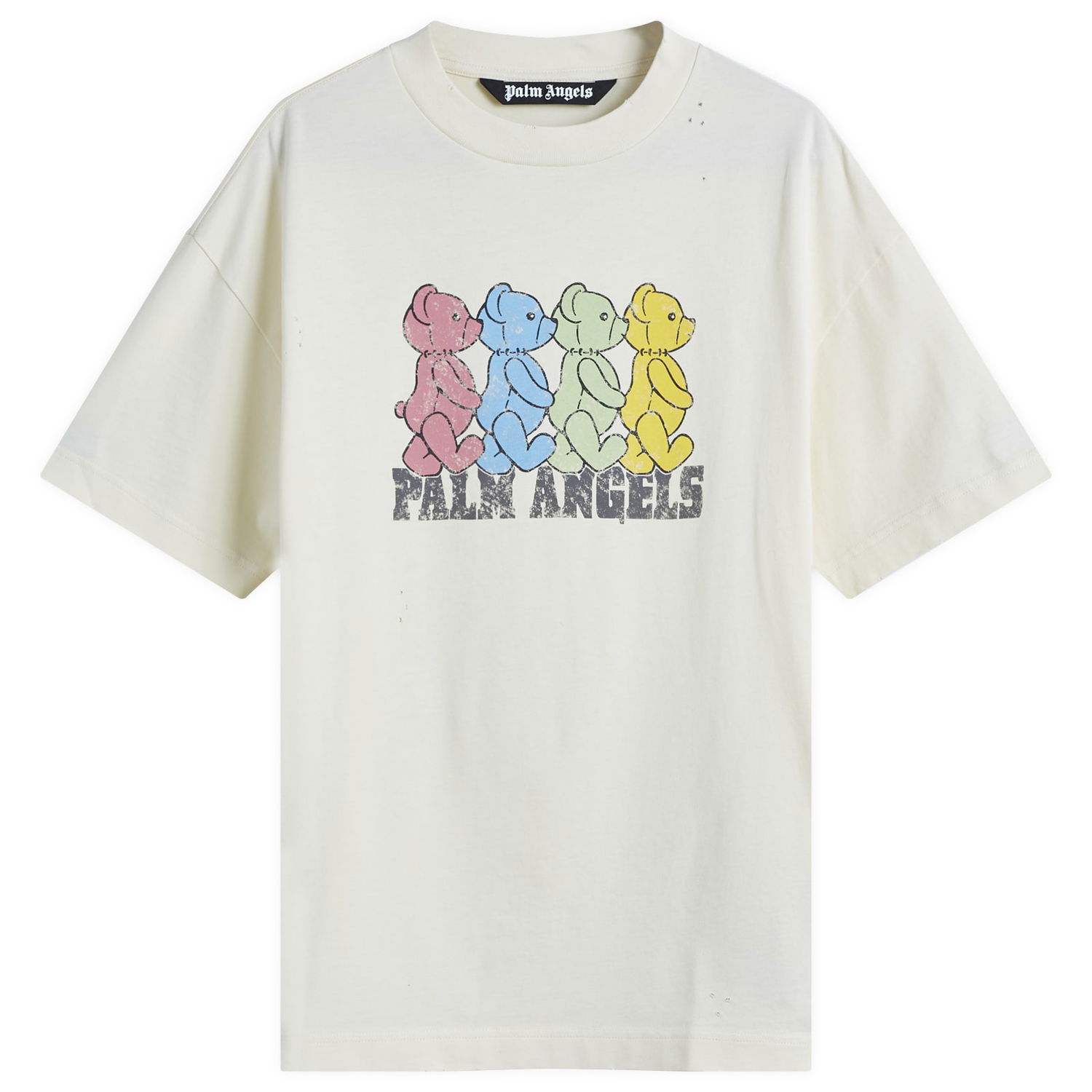 Tričko Palm Angels Palm Angels Crossroad Bears T-Shirt, Size Large Biela | PMAA001S25JER0060B84, 1