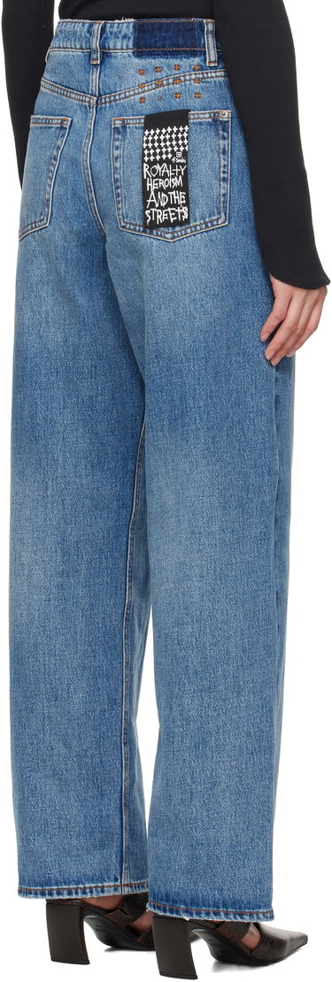 Džínsy Ksubi Ksubi Empire Wide Leg Jeans Modrá | WSP25DJ023, 2