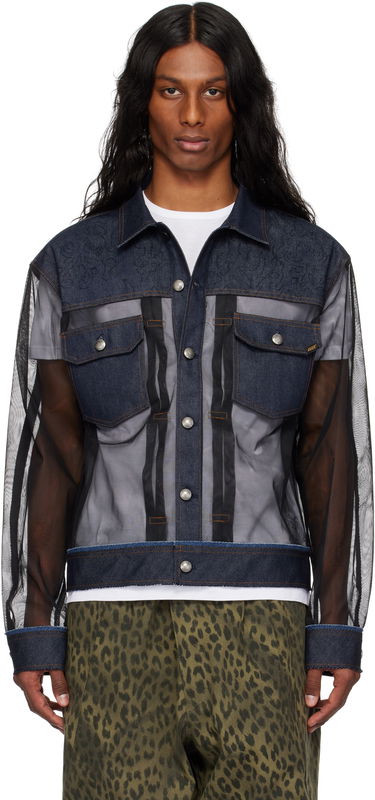 Bunda Andersson Bell Andersson Bell Tonny Sheer Denim Jacket Modrá | awa695m, 0