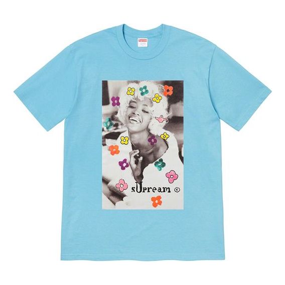 Tričko Supreme Naomi Character Print T-Shirt Modrá | SUP-SS20-302, 0