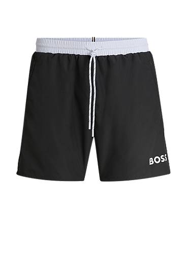 Plavky BOSS BOSS Quick-Drying Swim Shorts with Logo Čierna | 50515191, 0