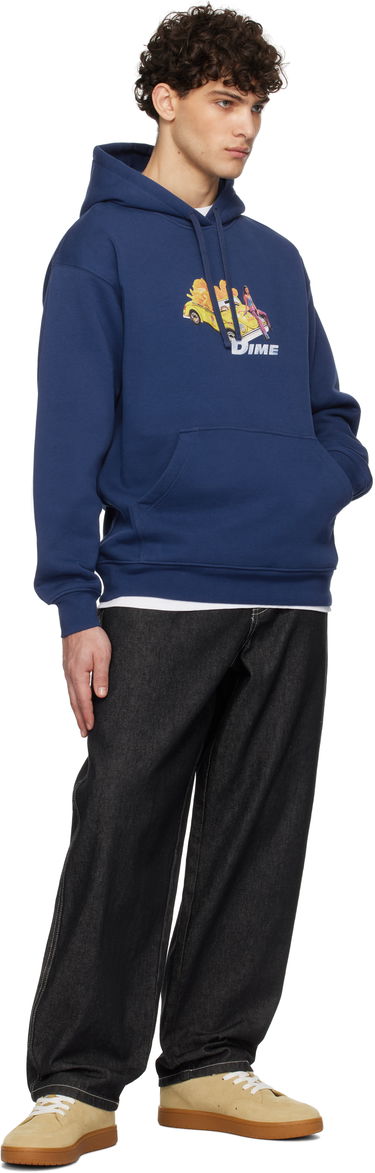 Mikina Dime 2Fast 2Delicious Graphic Print Hoodie Modrá | DIMEHO2448NVY, 3