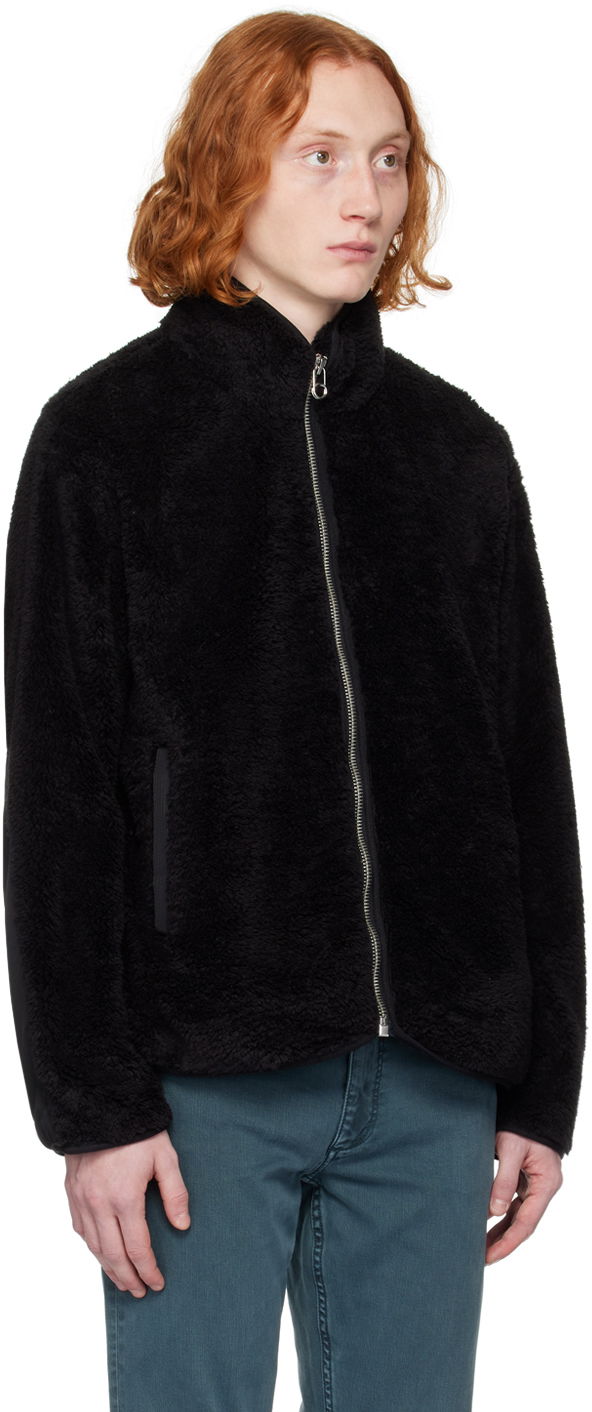 Bunda rag & bone Felix Full-Zip Fleece Jacket Čierna | MBW23H2410PFML, 1
