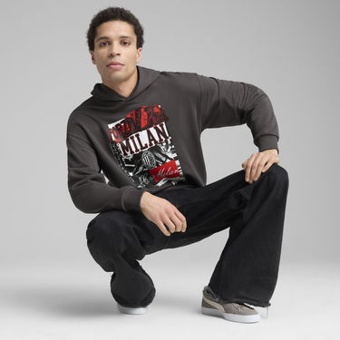 Mikina Puma AC Milan ftblNRGY+ Hoodie Šedá | 779334_11, 2