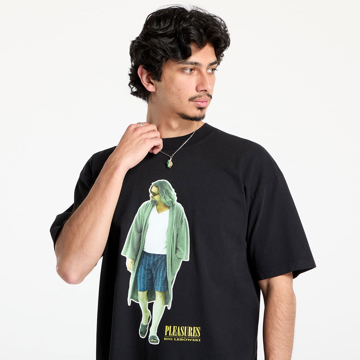 Tričko Pleasures PLEASURES Dude Graphic Tee Čierna | P25SU058 BLACK, 1