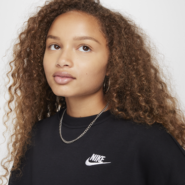 Mikina Nike Nike Sportswear Club Fleece Crewneck Sweatshirt Čierna | FZ9244-010, 2