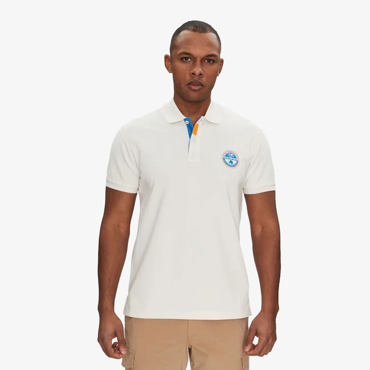 Polo tričko Napapijri Napapijri E-Clanis Short Sleeve Polo Shirt Biela | NP0A4ID3N1A1, 0