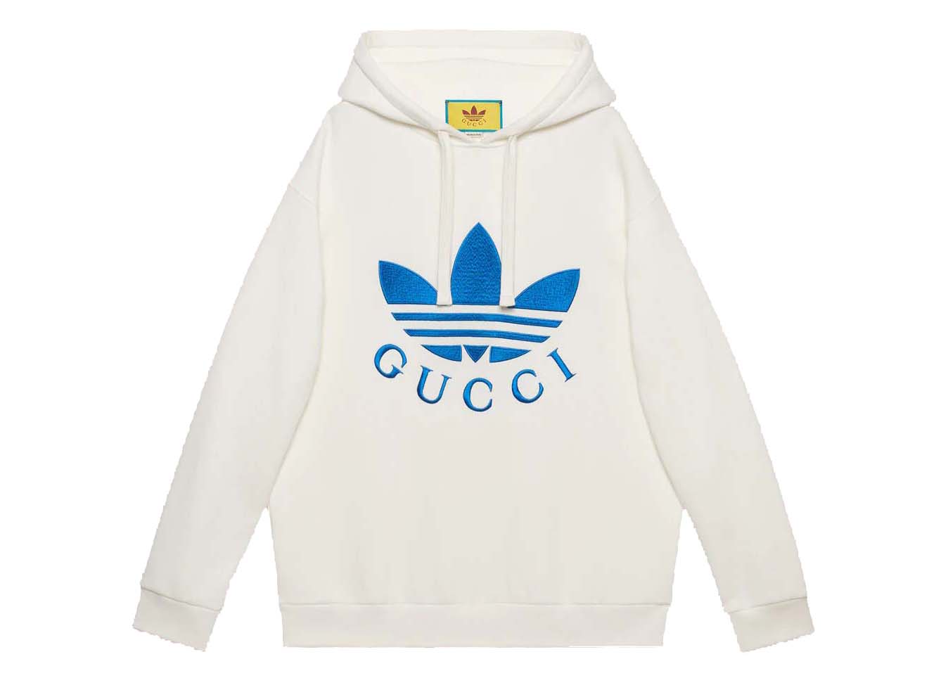 Mikina Gucci adidas x Hoodie Biela | 702607XJEDA9088, 0