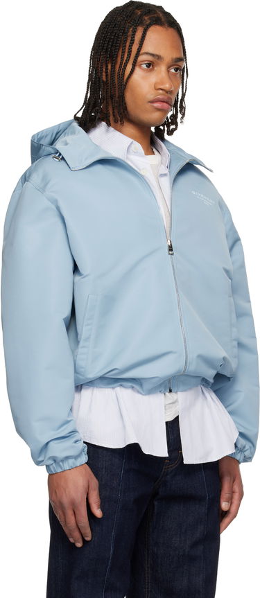 Vetrovka Givenchy Hooded Full-Zip Windbreaker Jacket Modrá | BM01DR166P451, 1