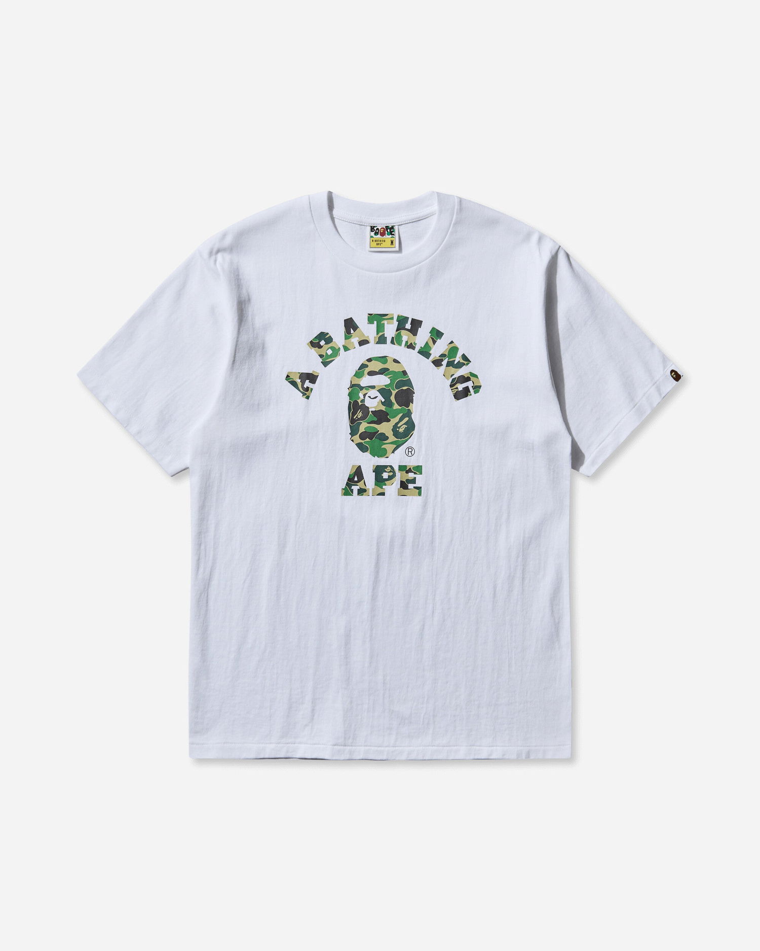 Tričko BAPE ABC Camo College T-Shirt Biela | 1L80110005 WHXGR, 1