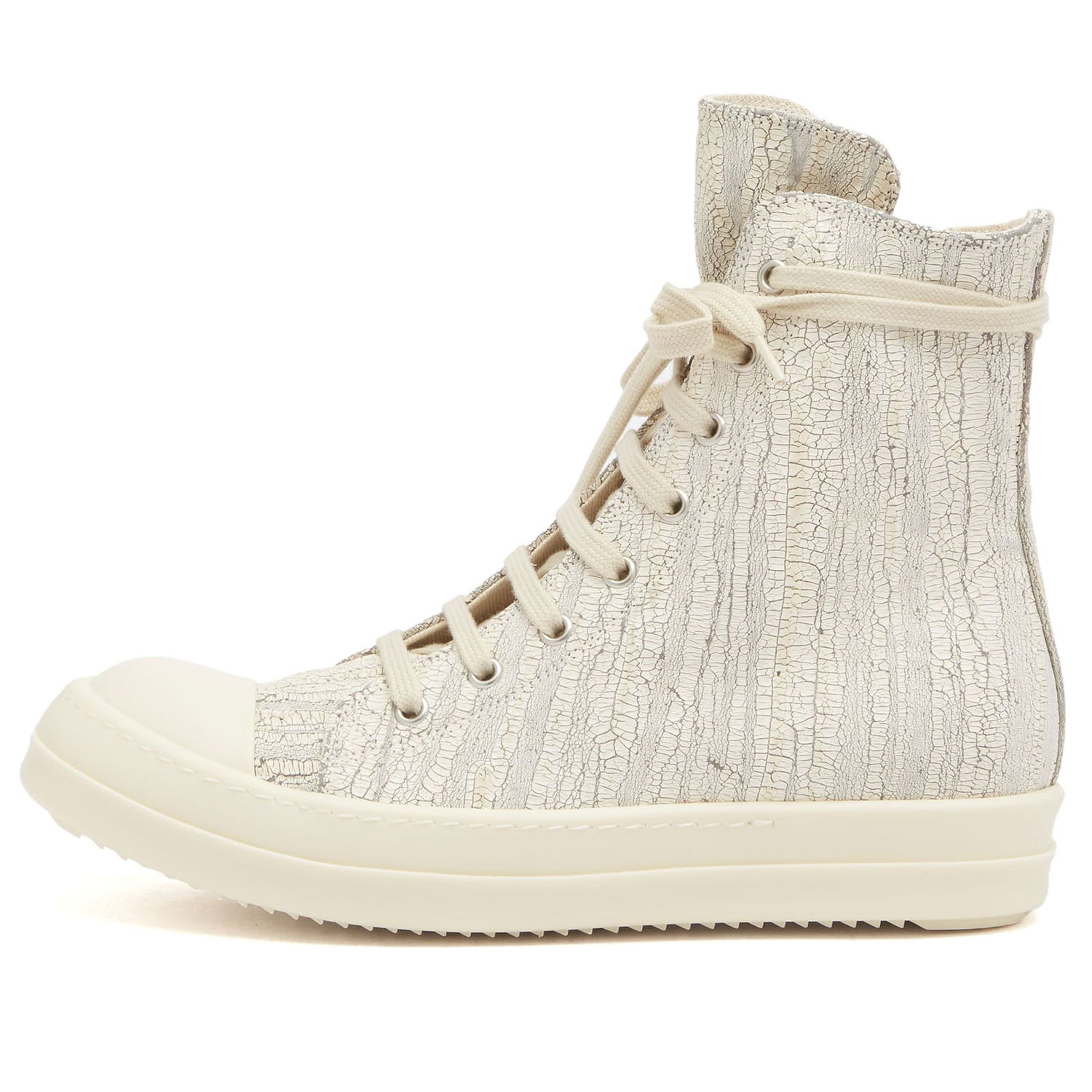 Tenisky a topánky Rick Owens Rick Owens DRKSHDW Denim Leather High-Top 36 Biela | DS01E3800-SMMC-1111, 1