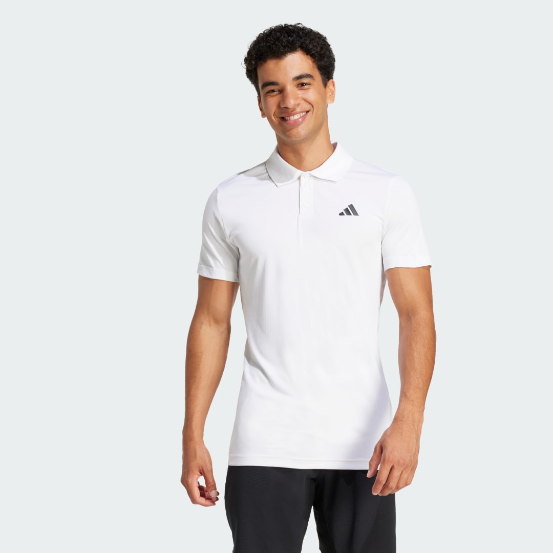 Polo tričko adidas Performance FreeLift Climacool Tennis Polo Shirt Biela | JF4387, 0