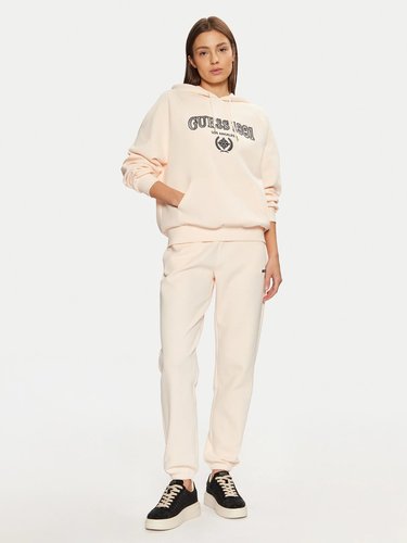 Mikina GUESS Guess Margaret Hoodie Ružová | V5RQ02KCLD1-G6F4, 1
