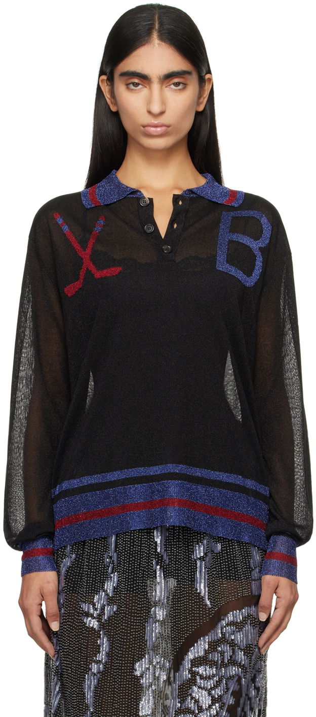 Polo tričko Bode Goaltender Polo Long Sleeve Čierna | MRF24KT023, 0