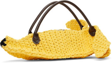Kabelka Charles Jeffrey Loverboy Charles Jeffrey LOVERBOY Crocheted Banana Shaped Bag Žltá | 54120101, 2