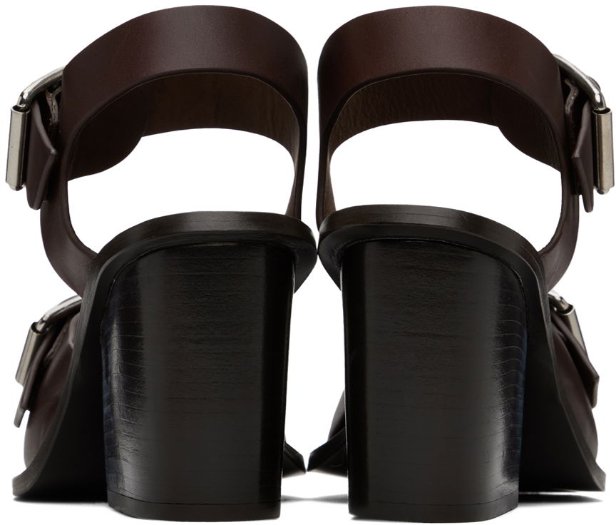 Tenisky a topánky LEMAIRE Square Heeled Sandals Hnedá | FO0024 LL196, 1