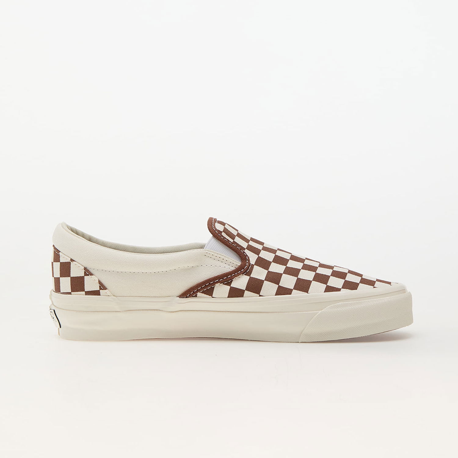 Tenisky a topánky Vans Slip-On Reissue 98 LX Checkerboard Coffee Hnedá | VN000CSECFF1, 1